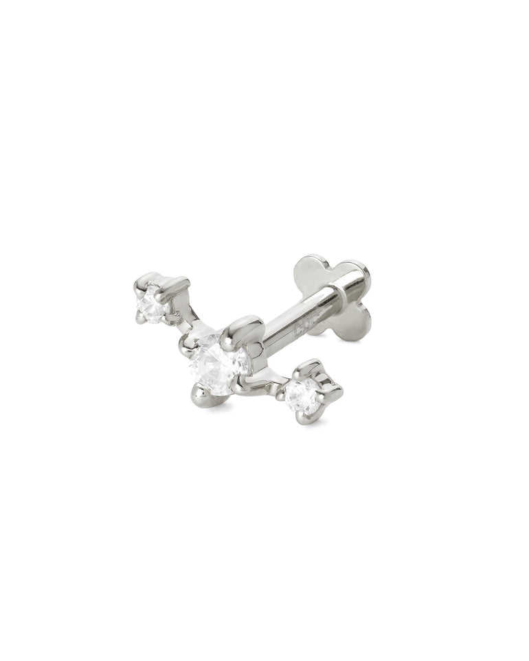 Caelia Ohrstecker Weißgold