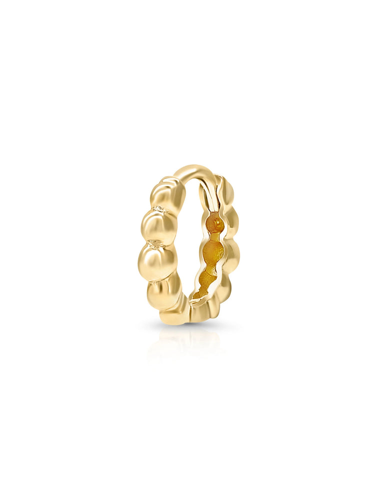 Gold Ball Creole in 6 mm aus 585er Gold