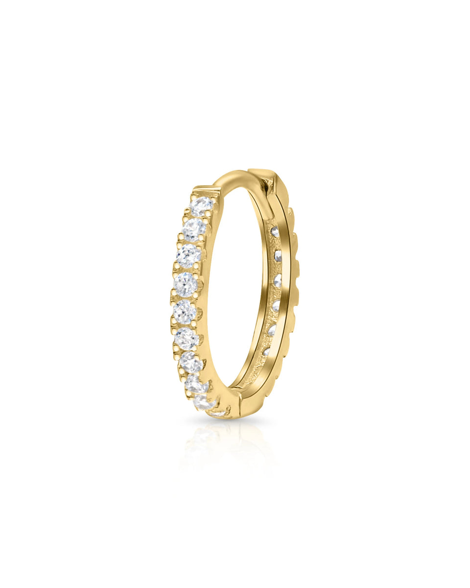 [STONE HENgE] 韓国ブランド☆14K GOLD☆S link B0001 Earrings Gold Chain Link Hoop Earrings | Alexandra Marks Jewelry