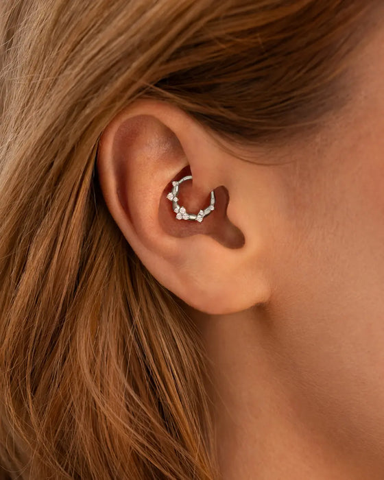 Daith Piercing Weißgold