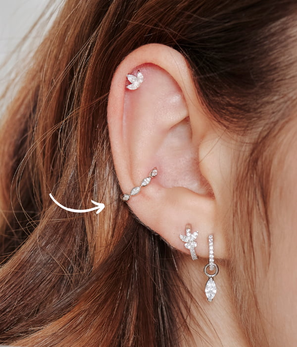 Conch Piercing 50 Ideas Pain Level Healing Time Cost Experience   Piercee