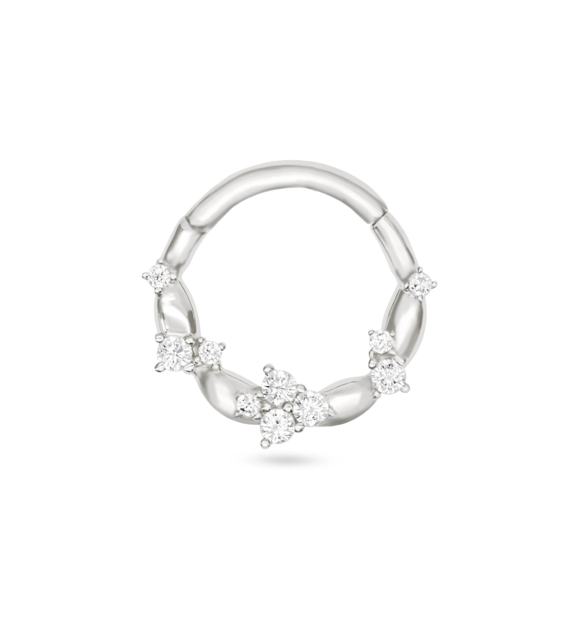 Produktfoto Fleur Daith Weißgold