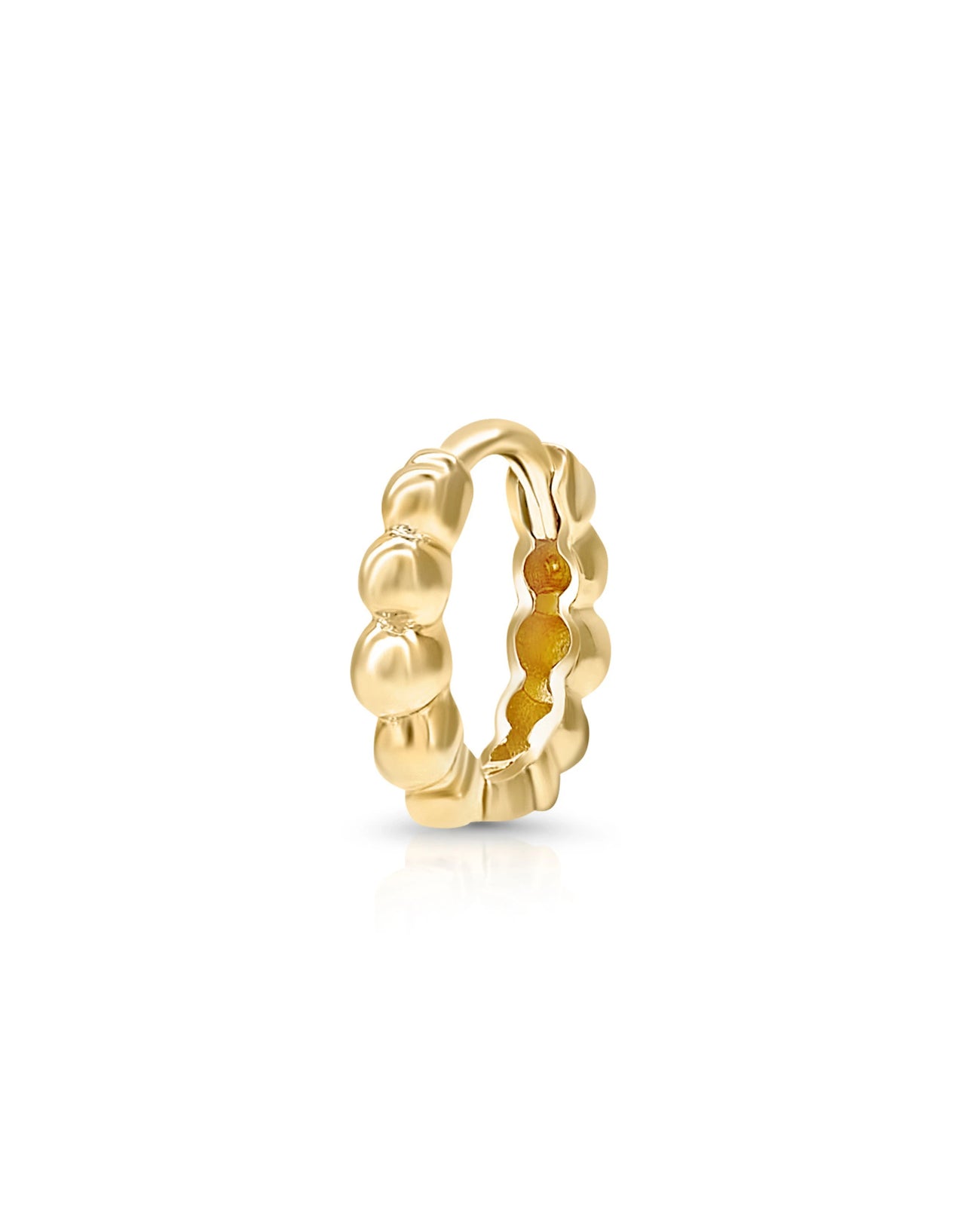 Gold Ball Creole in 6 mm aus 585er Gold