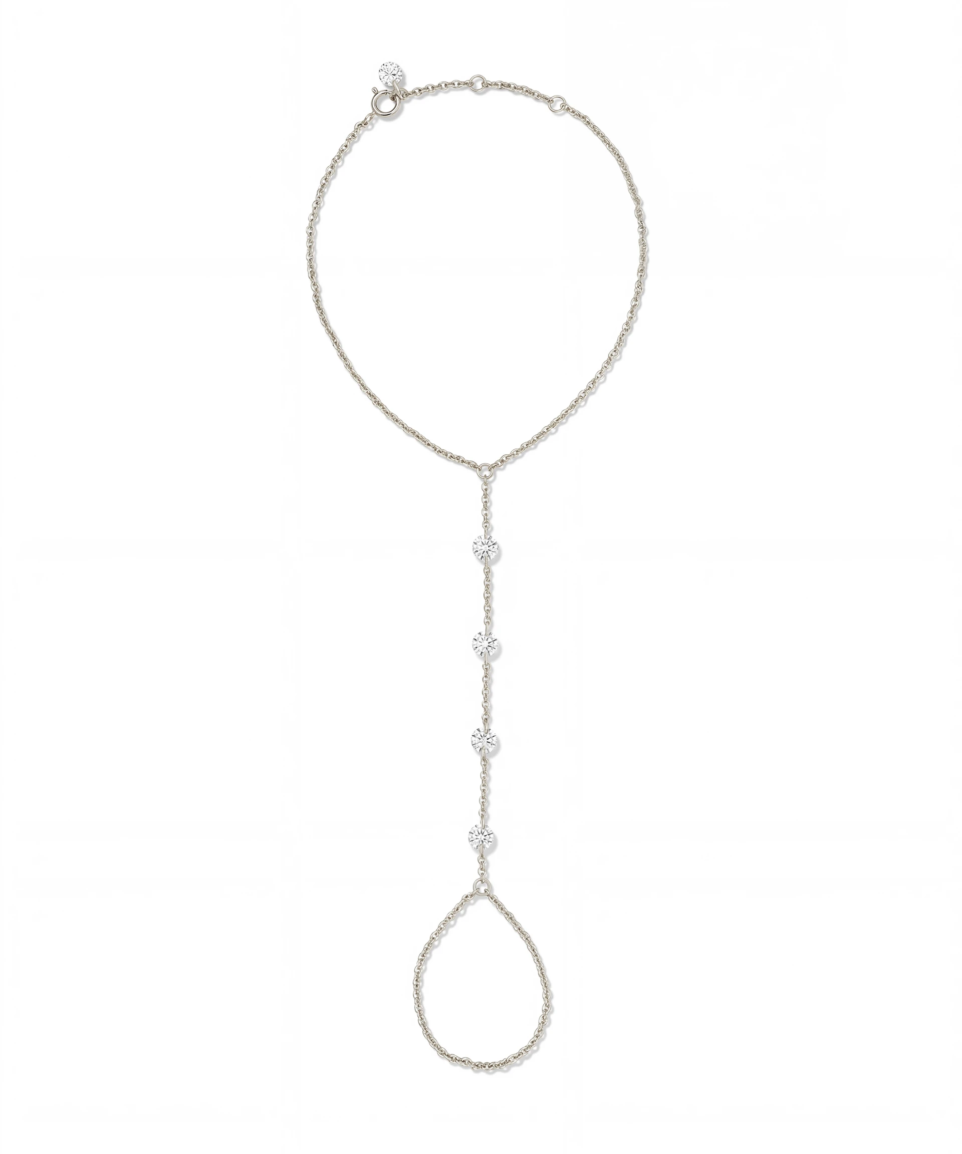 Nevali Handkette aus 585 Weissgold