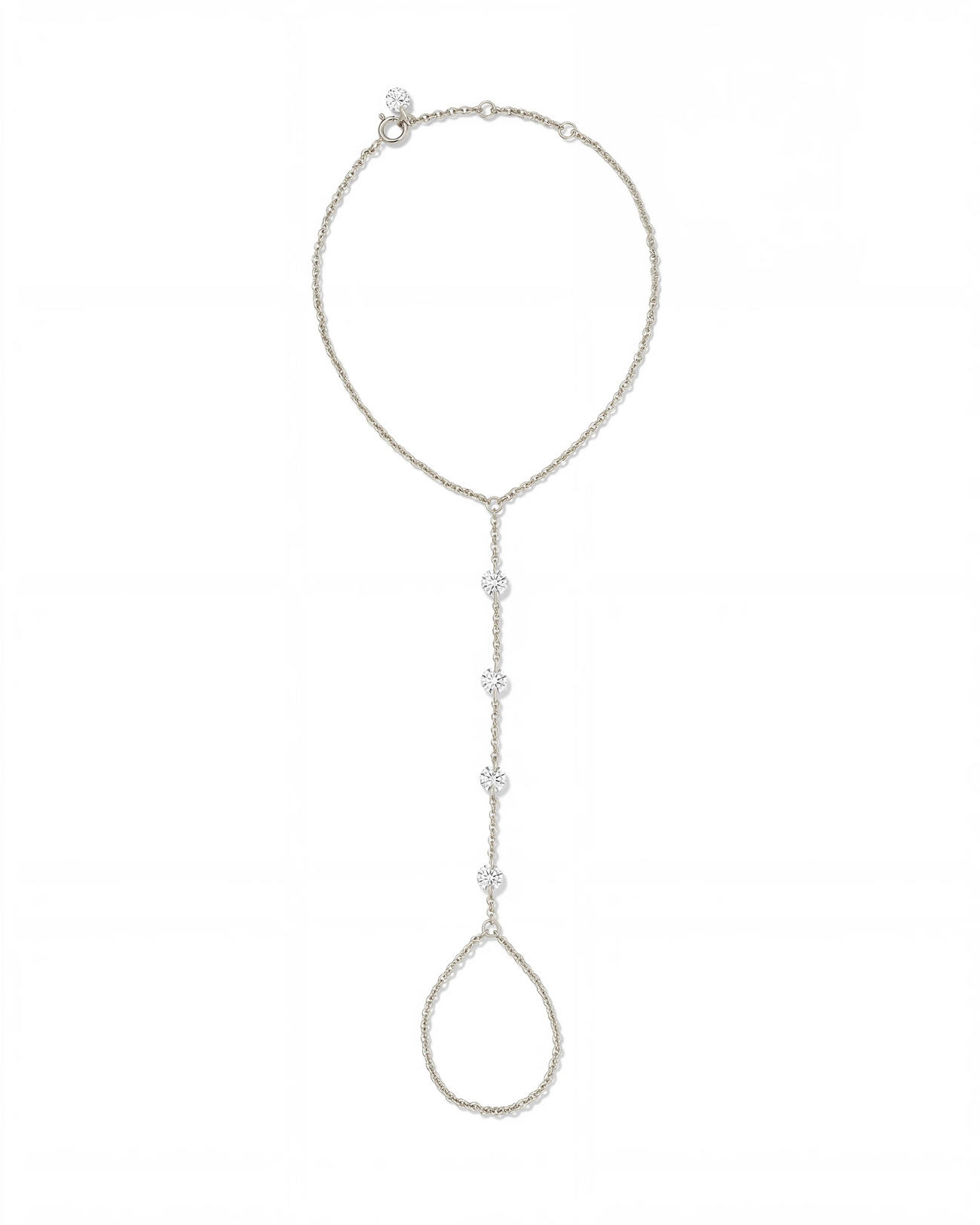 Nevali Handkette aus 585 Weissgold