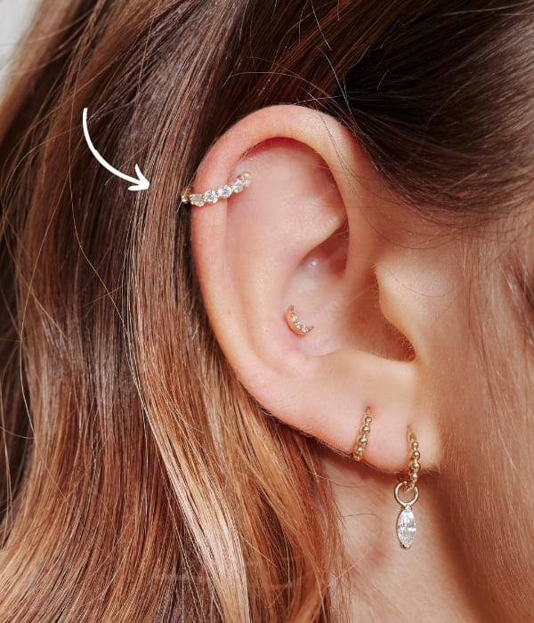 ear piercing helix