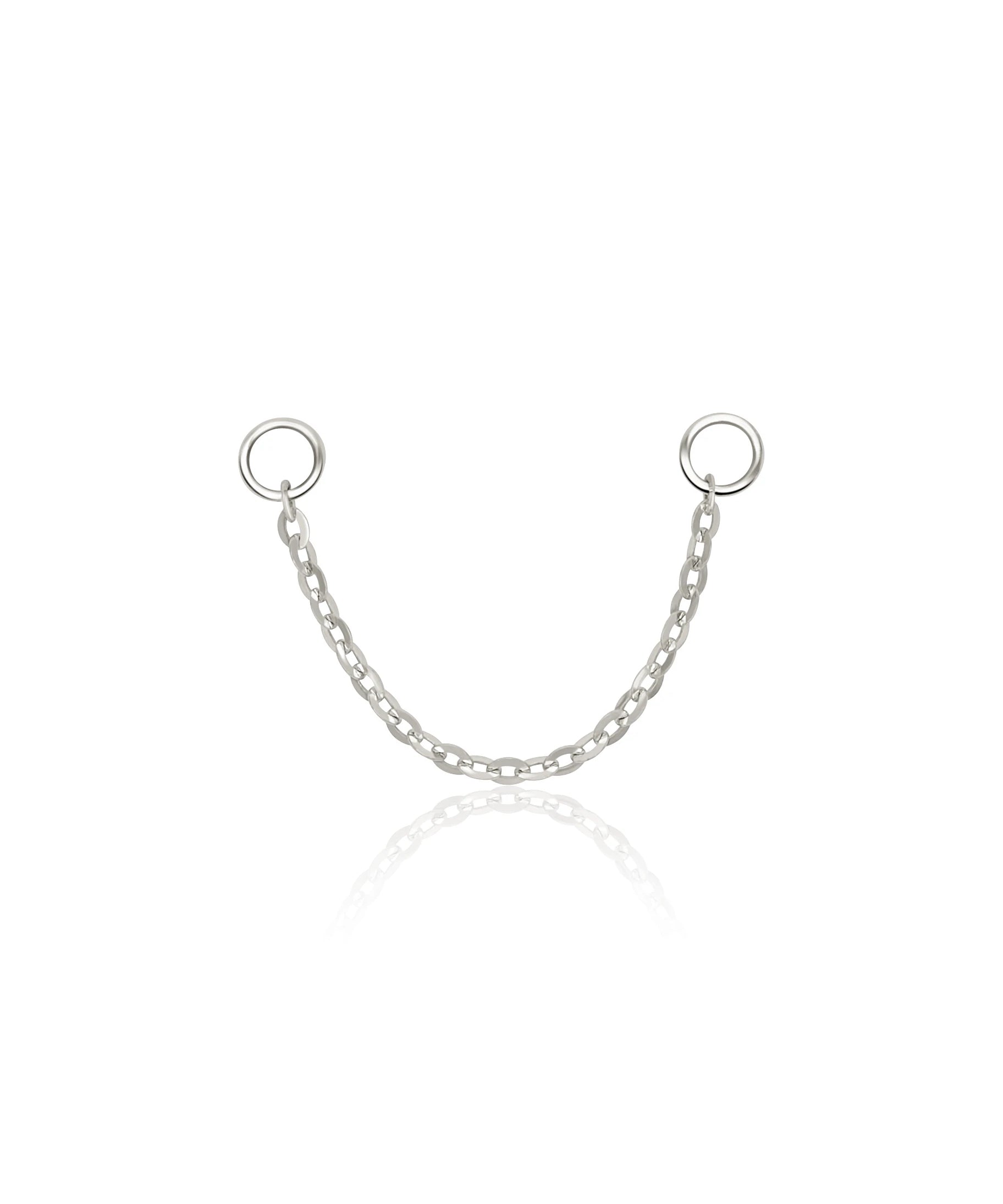 Ketten Ohrring Anhänger Weißgold