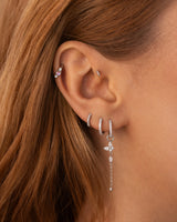 Mondstein Clicker am Ohr