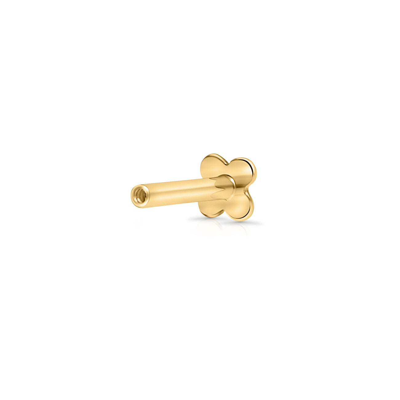 Produktfoto Ohrstecker Hinterteil in Gelbgold mit weißen Hintergrund