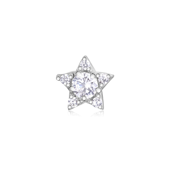 Frontal photo of the Star Stud Earrings
